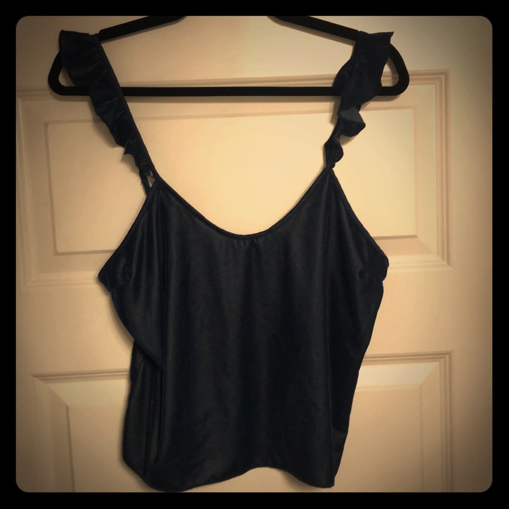 Victoria’s Secret Velvet Crop Top (Size Medium)